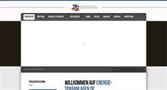 Desktop Screenshot of energie-sparanlage.de